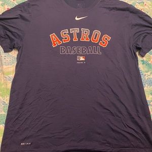 Astros Dri Fit Nike tee XXL Navy